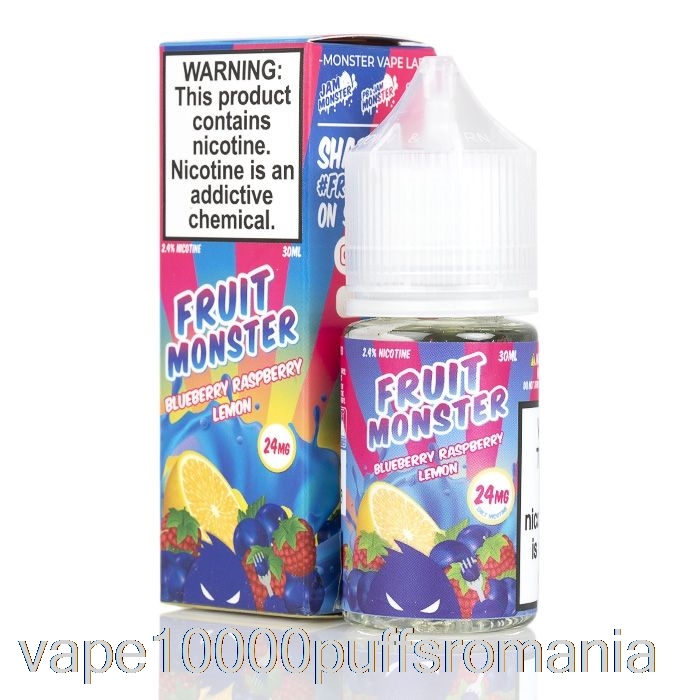 Vape Romania Afine Zmeura Lamaie - Saruri Monstru Din Fructe - 30ml 24mg